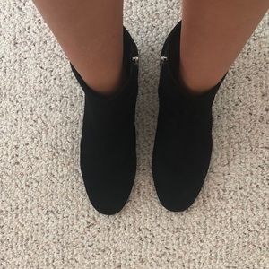 Circus black ankle boots with zipper